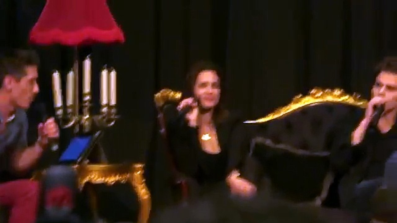 Paul Wesley and Torrey DeVitto (Bloodlines new Brazil)