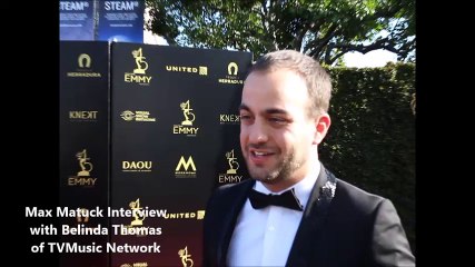 Daytime Emmy Awards 2018: Max Matuck Red Carpet Interview