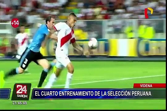 Videna: selección peruana termina su cuarto entrenamiento