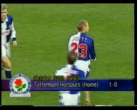 Blackburn Rovers - Tottenham Hotspur 30-10-1993 Premier League