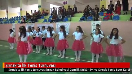 Şırnak'ta İlk Tenis Turnuvası