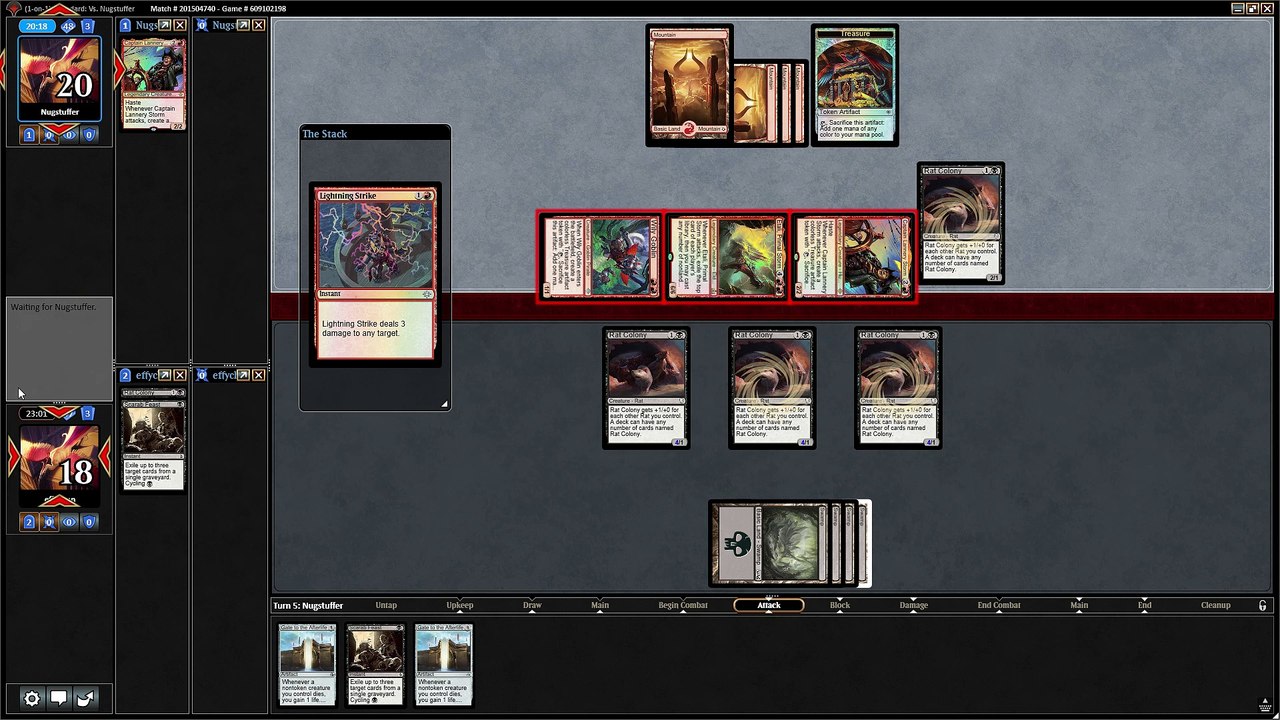 RATS vs Mono R Aggro (Standard)