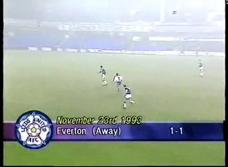 Everton - Leeds United 23-11-1993 Premier League