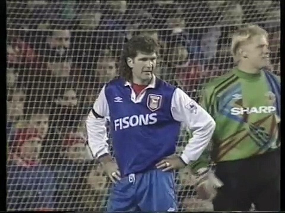 Manchester United - Ipswich Town 24-11-1993 Premier League