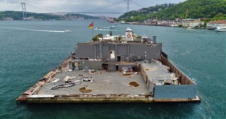 Kaderine Terk Edilen Galatasaray Adası Havadan Görüntülendi