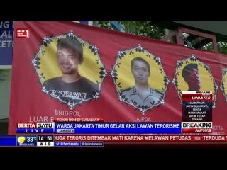 Warga Jaktim Gelar Aksi Lawan Terorisme