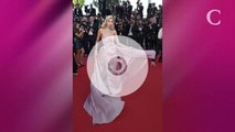 PHOTOS. Cannes 2018 : Elsa Hosk sublime sur le tapis rouge avec ses allures de Marilyn Monroe