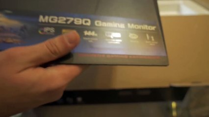 Asus MG279 144hz monitor - Unboxing