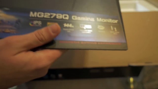 Asus MG279 144hz monitor - Unboxing