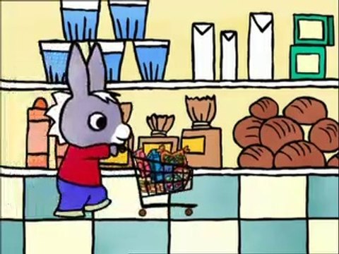 Dessins animés pour les enfants qui restent à la maison Trotro goes shopping