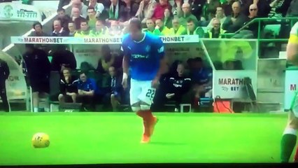 Bruno Alves Free kick Goal -  Hibernian vs Rangers 3-3  13.05.2018 (HD)