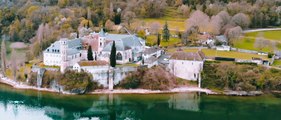 Abbaye de Hautecombe - Lac du Bourget - drone DJI Mavic air