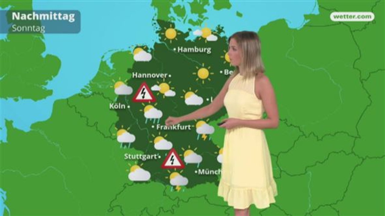 Das Wetter in Deutschland am 13. Mai 2018