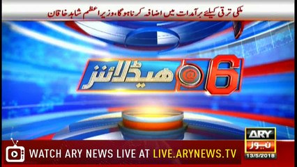 Headlines 1800 13th May 2018