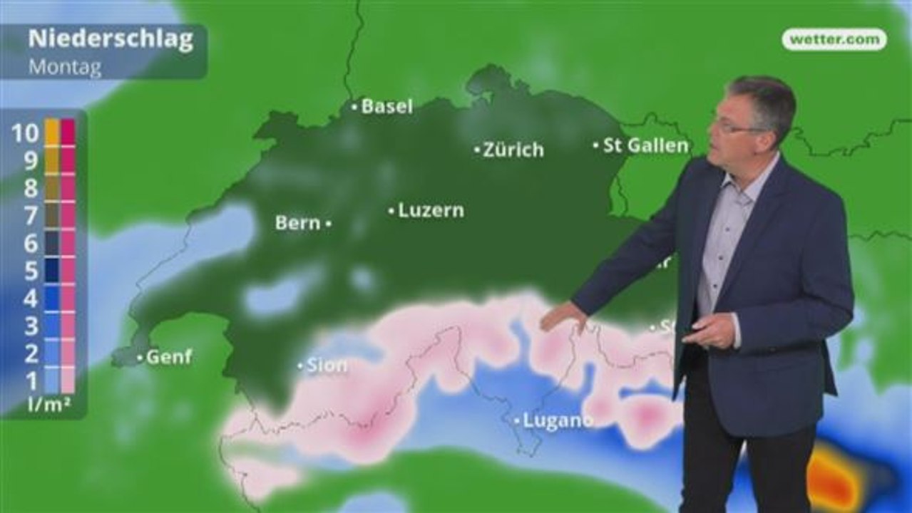 Das Wetter in der Schweiz am 13. Mai 2018