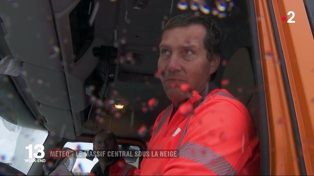 Météo : le Massif central sous la neige