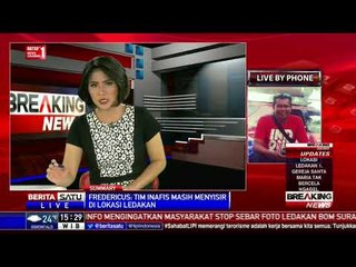 Tim Inafis Sisir Lokasi Ledakan Sebelum Jokowi Datang