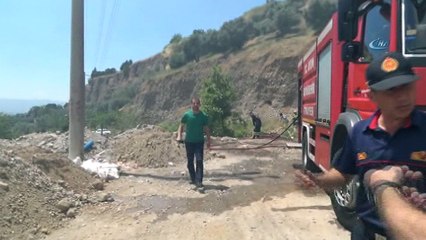 Aydın’da çöplük alev aldı, ortalık duman altında kaldı