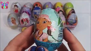 18 huevos sorpresa de soy Luna, Peppa Pig, princesas de Disney, Trolls, Frozen, surprise eggs