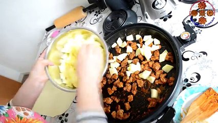 Штрули на мясе гриль,штрудель, Dampfnudeln .Моя идея,Meine Idee,My idea.Flower Bread.