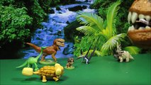 Disney The Good Dinosaur Butch Action Figure Vs T-Rex Jurassic World Pixar By WD Toys