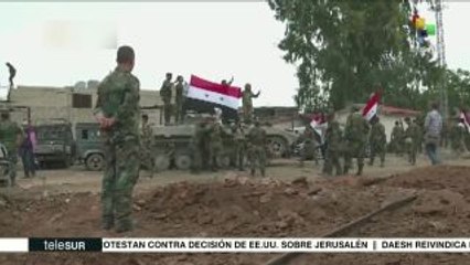 Ejército sirio recupera parte oriental de Al-Yarmuk al sur de Damasco