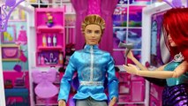 Frozen Anna Elsa Barbie Reciben Cambios de Imagen de Ariel en el Salón de Rapunzel