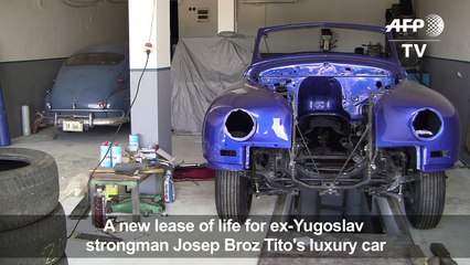 Rare car owned by Yugoslav leader Tito restored to former glory