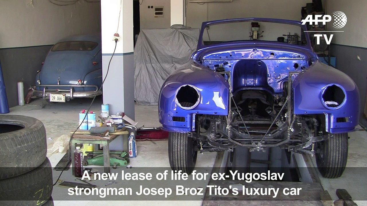 Rare car owned by Yugoslav leader Tito restored...