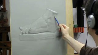 Time-lapse Cast Drawing Demonstration by David Jamieson