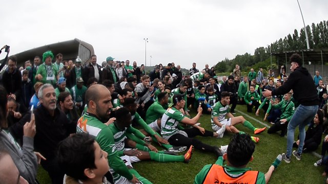 Les Francs Borains monte en D2 amateur.Vidéo Eric Ghislain 4