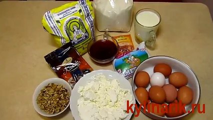 Шоколадный БИСКВИТНЫЙ торт! Рецепт с творожным кремом от kylinarik.ru