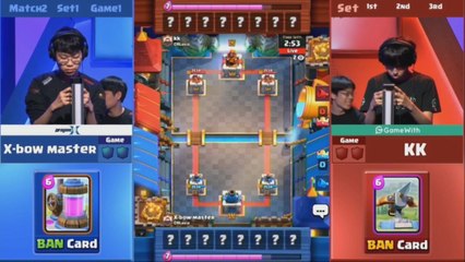 [Match 2] KING-ZONE DragonX vs GameWith 180513 - 클래시 로얄 리그 아시아 (CRL)