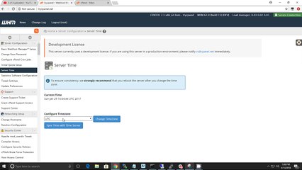 How to Sync & Change the Timezone in WHM