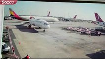 Atatürk Havalimanı’nda çarpışma
