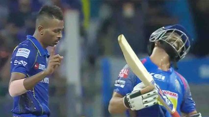 IPL 2018 : Ajinkya Rahane out for 37 runs (4x4), Hardik Pandya strikes for Mumbai | वनइंडिया हिंदी