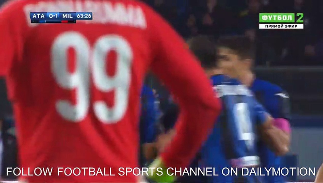 Atalanta vs AC Milan 1-1 All Goal (0-1) & RED CARD 13/05/2018