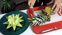 DELICIOUS FRUIT CENTER, HOW TO MAKE - By J.Pereira Art Carving Fruit