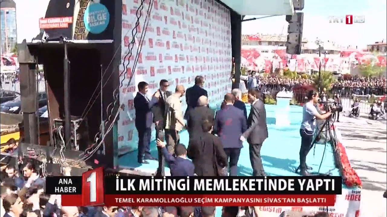 Temel Karamollaoğlu, İlk Mitingini Memleketi Sivas'ta Yaptı - TRT 1 - 13.05.2018