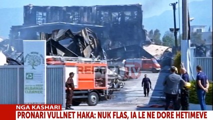 Kashar, vijon djegia e mbetjeve në fabrikën e riciklimit, punëtorët: Kemi 4 muaj pa marrë pagat