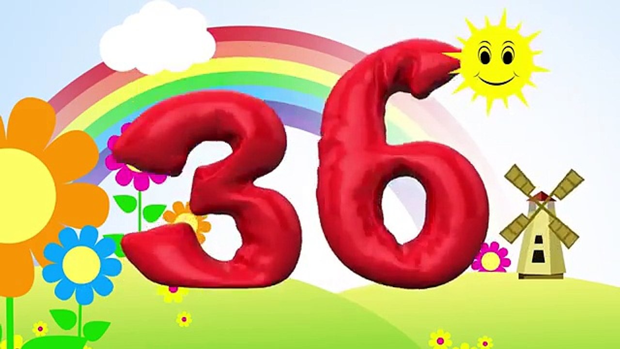 Numbers counting 1-100 Learning Video for children. Counting one to onehundred (english)