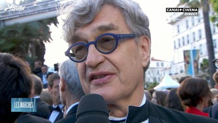 Win Wenders - Montée des Marches Cannes 2018