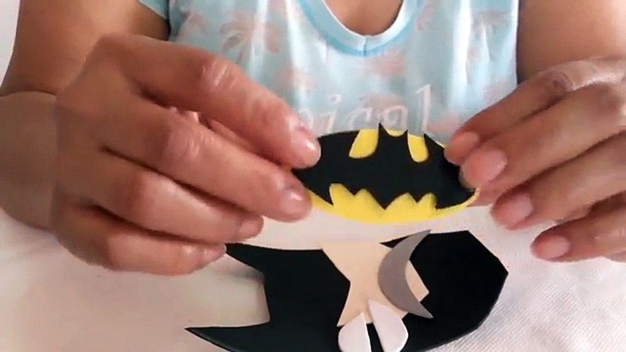 COMO FAZER MOCHILA DO BATMAN EM EVA