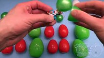 Learn Patterns with Surprise Eggs! Opening Surprise Eggs filled with Toys! Christmas Edition!