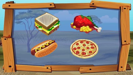 Funny Animated Cartoon | TooTooZic Babies Songs | Contests with Food | Cartoon for Children