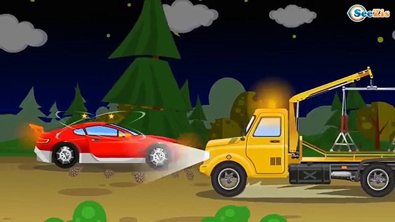 La Super Patrouille: camion de pompier et voiture de police, la Petite Voiture de Course à