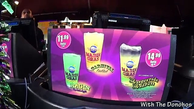 Mardi Gras Universal Orlando FULL NIGHT of FUN vlog! (screaming+flashing=beads beads beads!)