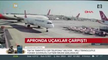 Uçaklar çarpıştı