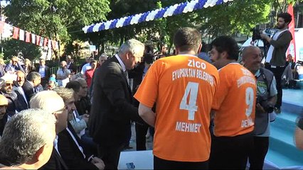 Eyüpsultan’da spor tesisi ve park toplu törenle hizmete açıldı