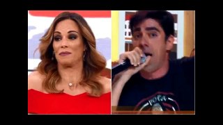 Marcelo Adnet comete gafe e acerta tapa em Ana Furtado ao vivo no Encontro